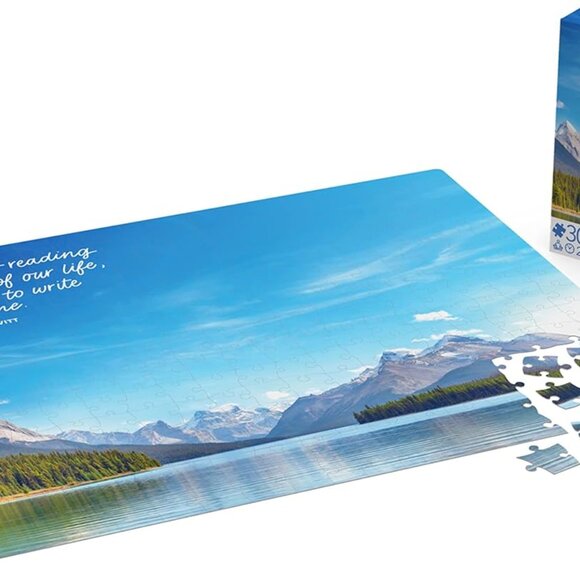 300 Piece Calm Jigsaw Puzzle for Relaxation, Stress Relief, and Mood Elevation, - Picture 6 of 9